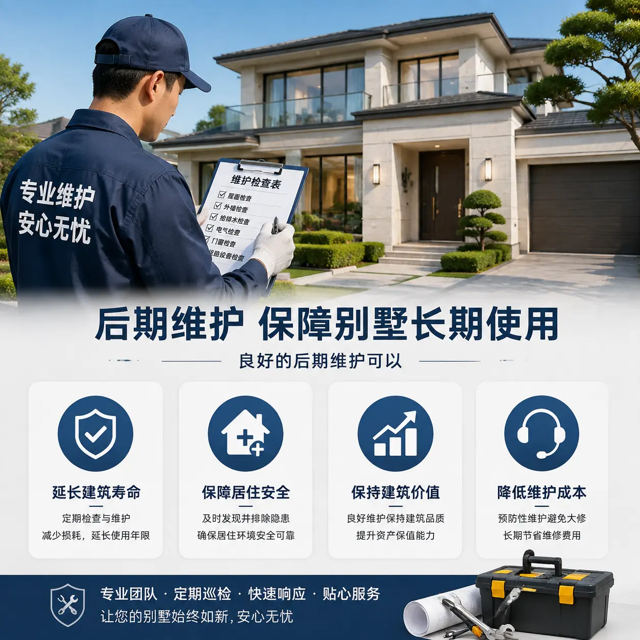 别墅建造公司推荐： 云岩 施工质量的关键要素