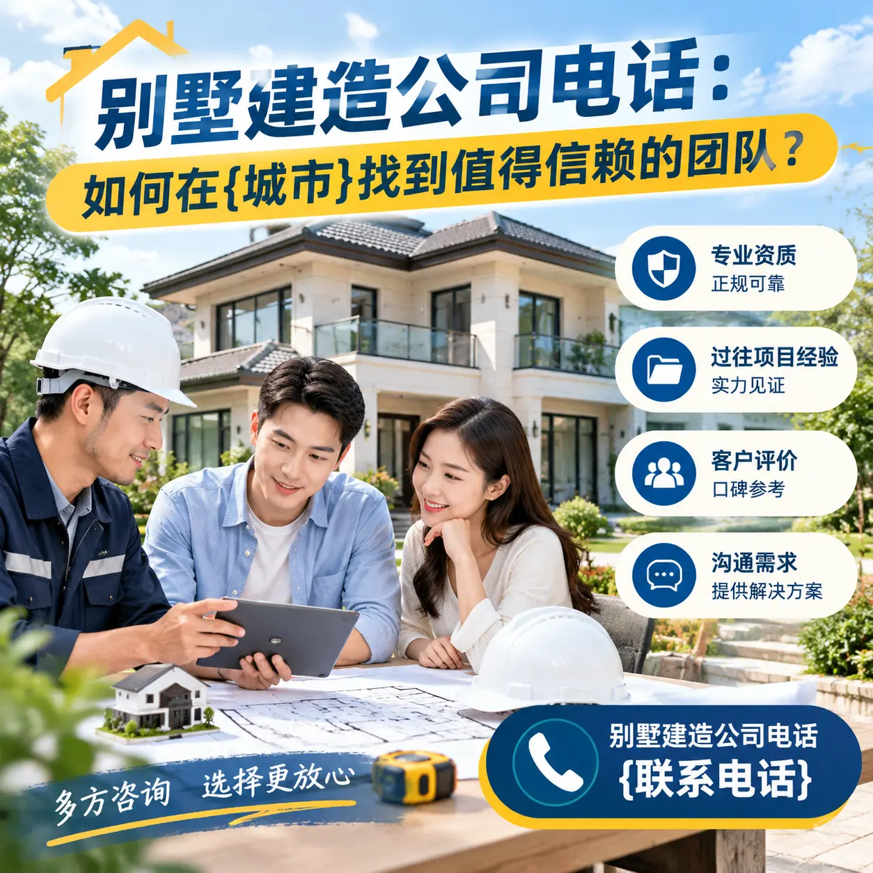 别墅建造公司电话：如何在云岩找到值得信赖的团队？
