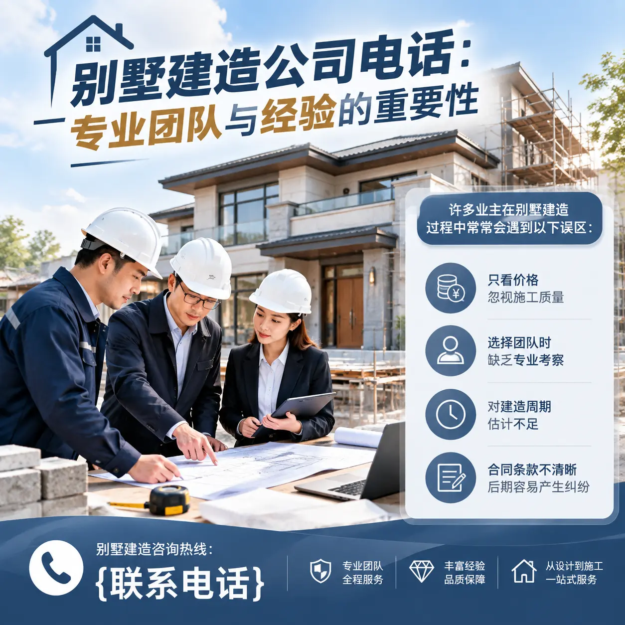 云岩别墅建造公司电话：专业团队与经验的重要性