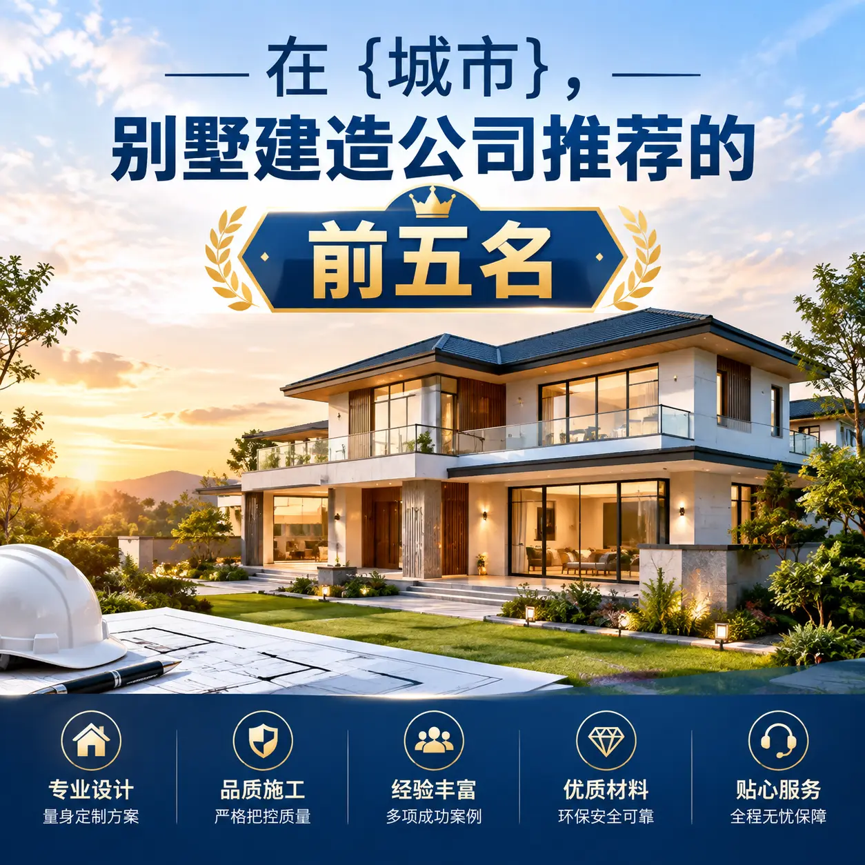 在 云岩，别墅建造公司推荐的前五名