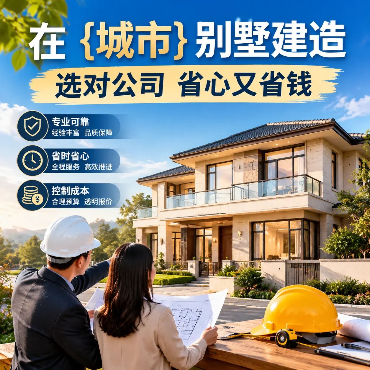 在 云岩 别墅建造，选对公司省心又省钱