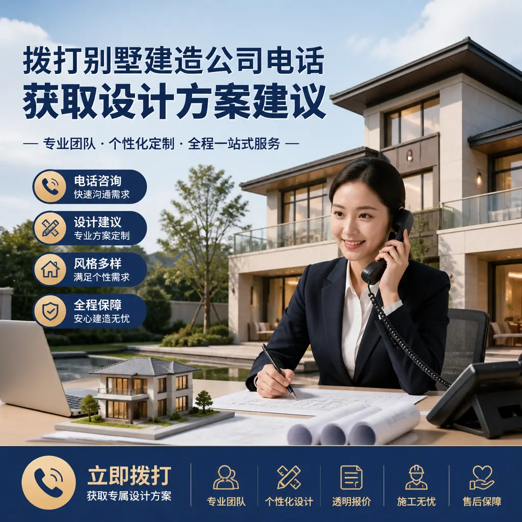 拨打云岩别墅建造公司电话，获取设计方案建议