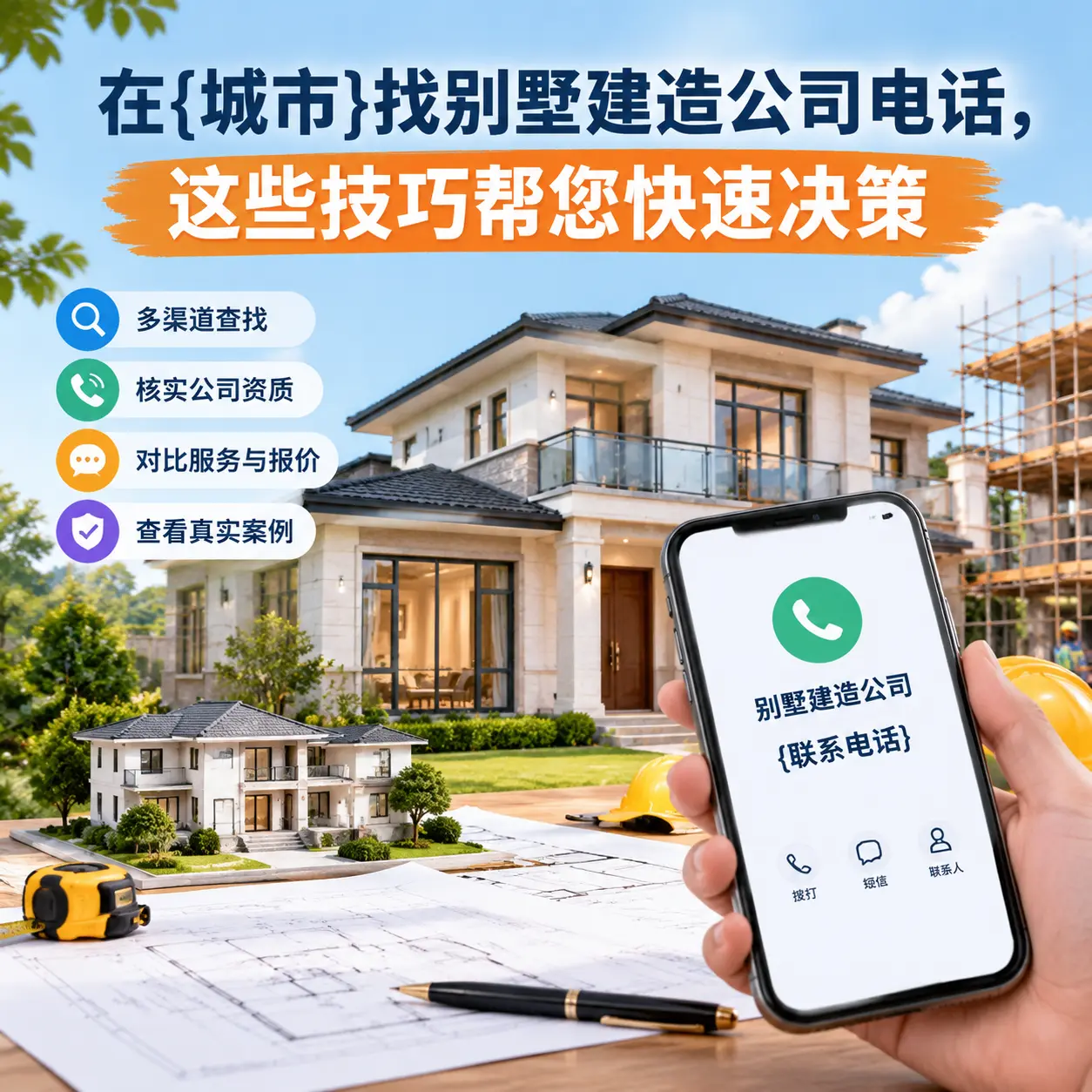 在云岩找别墅建造公司电话，这些技巧帮您快速决策
