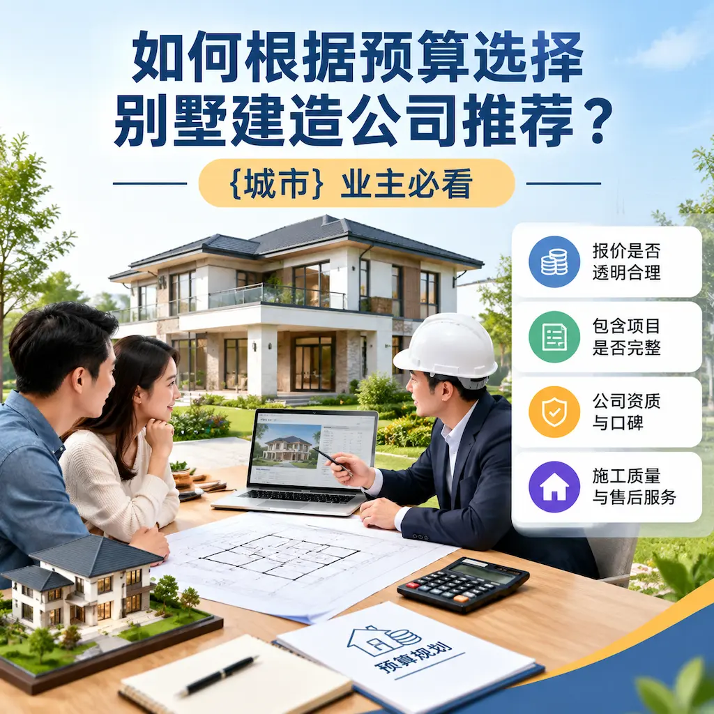 如何根据预算选择别墅建造公司推荐？ 云岩 业主必看