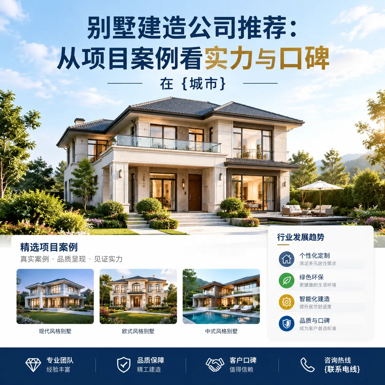 别墅建造公司推荐：从项目案例看实力与口碑在 云岩
