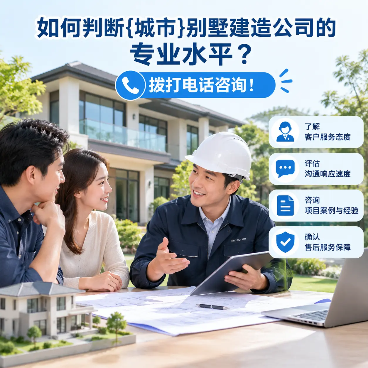如何判断云岩别墅建造公司的专业水平?拨打电话咨询!